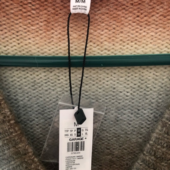 Garage cropped cardigan sunset - Picture 3 of 4